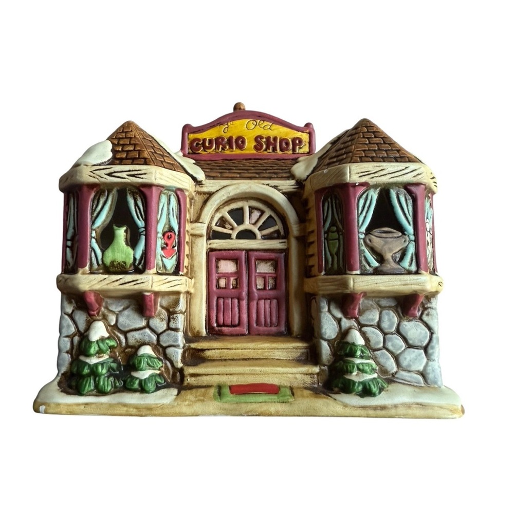 Vintage Lefton Colonial Village Ye Old Curio Shop 1989 No Light